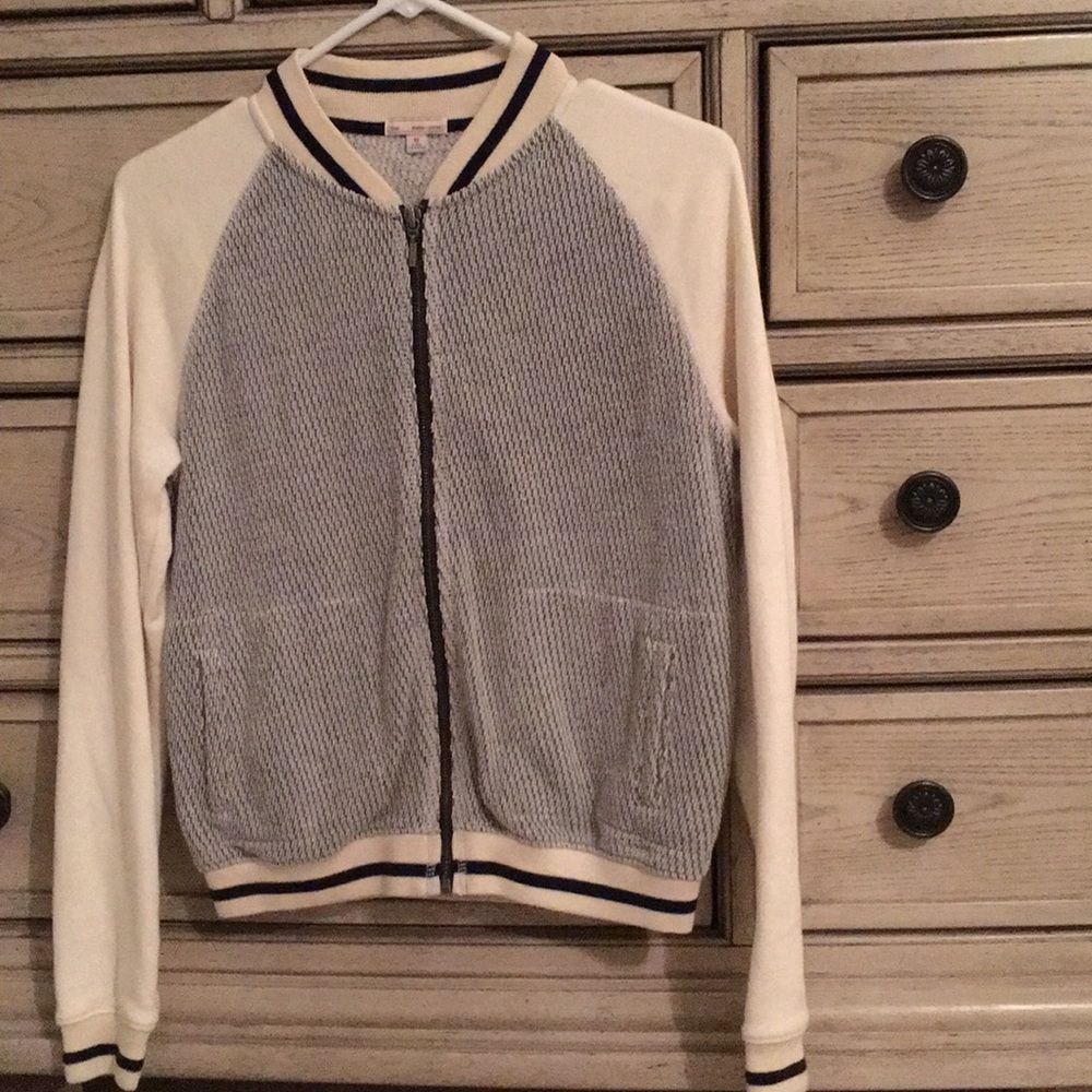 Crew jacket. Sweater material. From Gap
